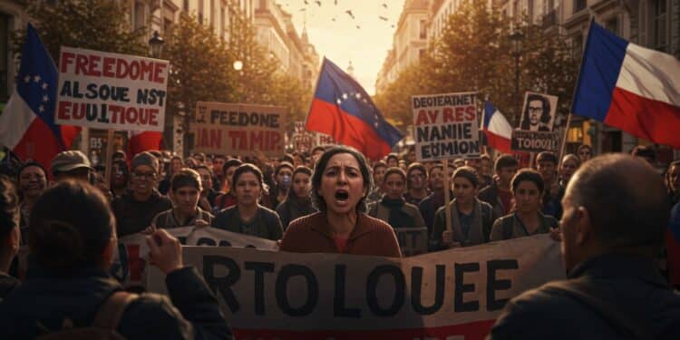 20092025   À Toulouse une foule réclame la libération de Camilo Français détenu au Venezuela Sa mère lance un cri du cœur Quels enjeux se cachent derrière cette affaire    Viral Mag