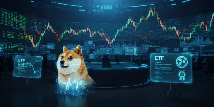 REX-Osprey Lance Premiers ETF Spot Dogecoin et XRP aux USA - Viral Mag 18092025   Imaginez investir dans Dogecoin et XRP via un simple ETF coté en bourse sans les tracas de la garde REX Osprey vient de rendre cela possible aux USA boostant les prix de 5 et 3 en un clin dœil Mais est ce le début dune vague dapprobations qui va transformer le paysage crypto    Viral Mag