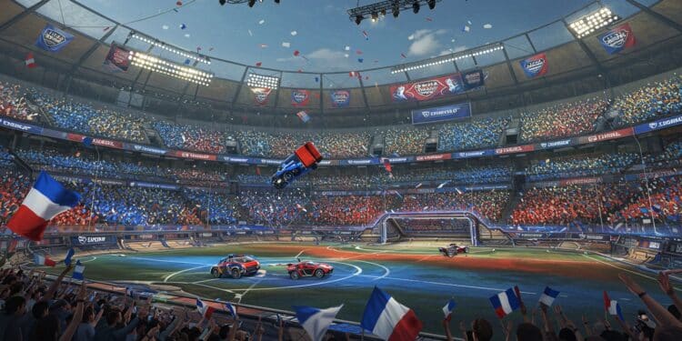 Rocket League Mondiaux Lyon Français Fêtent Attendu - Viral Mag Découvrez comment les fans français célèbrent enfin les Championnats du monde de Rocket League à Lyon un événement tant espéré après des années dattente Une ambiance électrique à la LDLC Arena    Viral Mag