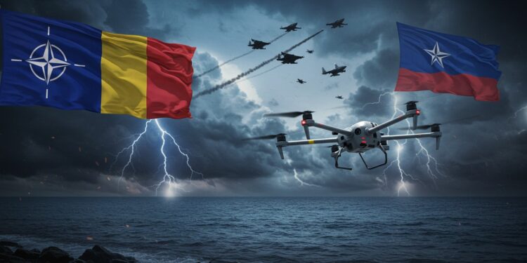 Roumanie Face à l’Intrusion Russe : Crise en Mer Noire - Viral Mag La Roumanie dénonce lintrusion dun drone russe un défi sécuritaire en mer Noire Découvrez les enjeux et réactions internationales   Viral Mag