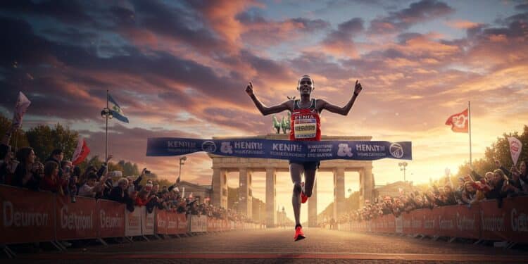 Sawe Domine le Marathon de Berlin 2025 - Viral Mag 21092025 Sabastian Sawe pulvérise le marathon de Berlin en 2h216 Ce Kényan invincible vise t il le record du monde Découvrez son incroyable parcours Viral Mag