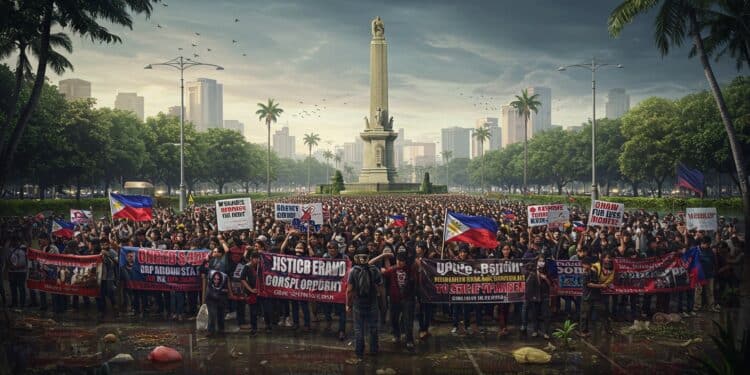 Scandale aux Philippines : Colère Contre la Corruption - Viral Mag 21092025 Des milliers de Philippins dans les rues contre un scandale de corruption Des projets anti inondation fantômes ont englouti des milliards Que va faire le gouvernement Viral Mag