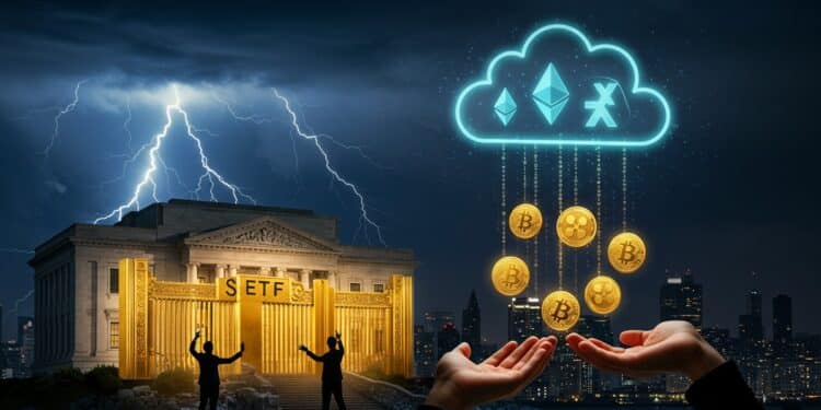 SEC Bloque ETFs Crypto : Vers Le Cloud Mining - Viral Mag 30092025 La SEC frappe à nouveau les approbations dETFs crypto sont gelées laissant les investisseurs face à une volatilité accrue Mais une alternative émerge du cloud mining promettant des flux de trésorerie stables sans équipement coûteux Quest ce qui rend cette option irrésistible en pleine tempête réglementaire Viral Mag