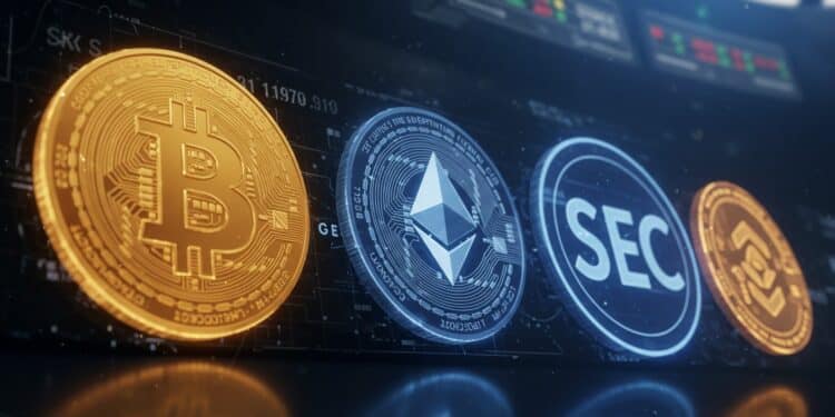 SEC Révolutionne les ETF Crypto : Une Nouvelle Ère ? - Viral Mag 18092025 La SEC change la donne pour les ETF crypto avec un nouveau cadre Quels impacts pour Bitcoin Ethereum et les investisseurs Découvrez ce tournant majeur Viral Mag