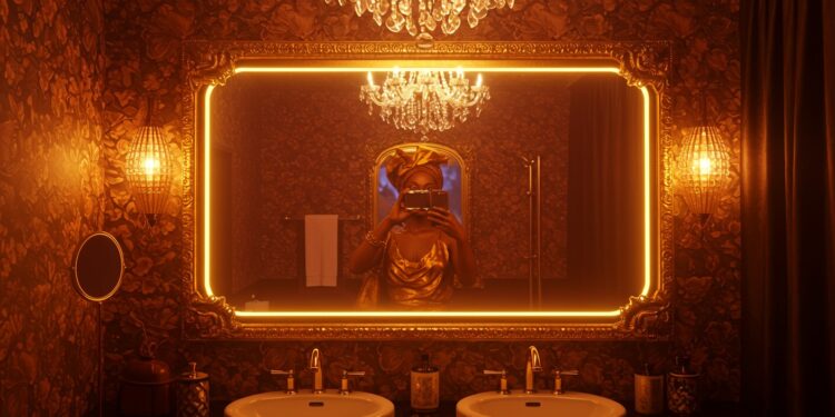 Selfies Toilettes : Nigérianes Redéfinissent Tendance - Viral Mag 18092025   Dans les toilettes chics du Nigeria les selfies deviennent un art Comment les Nigérianes transforment elles ces espaces en vitrines glamour  Découvrez le   Viral Mag