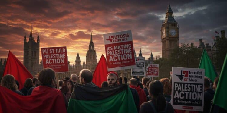 Six Militants Libérés : Soutien à Palestine Action - Viral Mag Six militants pro Palestine Action libérés au Royaume Uni Inculpés pour soutien à une organisation classée terroriste ils risquent 14 ans de prison Lisez la suite Viral Mag