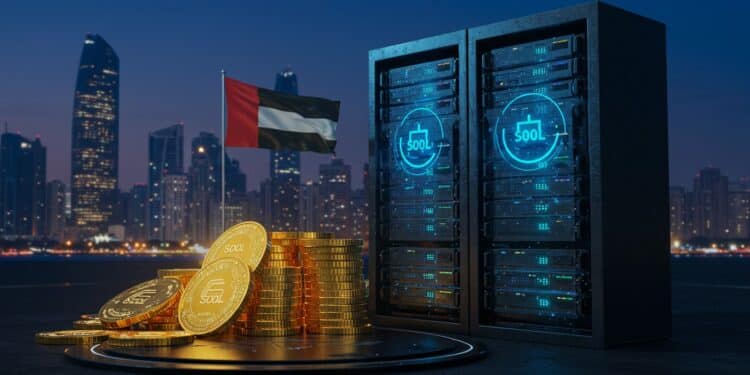 18092025   Solmate débarque avec 300 millions de dollars pour bâtir une trésorerie Solana aux Émirats arabes unis soutenue par Ark Invest et la Solana Foundation Une infrastructure physique de staking à Abu Dhabi promet de révolutionner ladoption Mais quel est le secret de leur avantage exclusif    Viral Mag