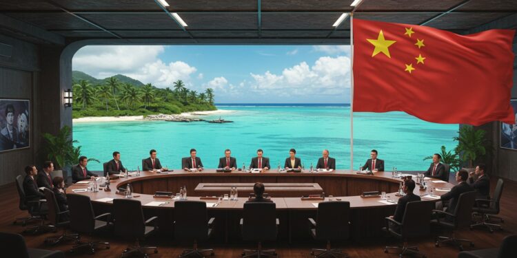 Sommet Pacifique : Tensions et Influence Chinoise - Viral Mag Sommet des îles du Pacifique  la Chine accusée dingérence Découvrez les tensions et les enjeux climatiques et sécuritaires   Viral Mag