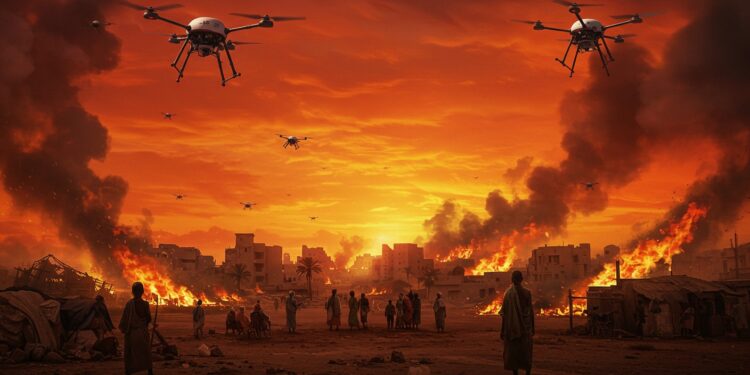 Soudan : Attaques de Drones et Conflit Meurtrier - Viral Mag Le Soudan est déchiré par des attaques de drones visant larmée et des civils Découvrez lampleur de ce conflit et ses impacts humanitaires dévastateurs   Viral Mag