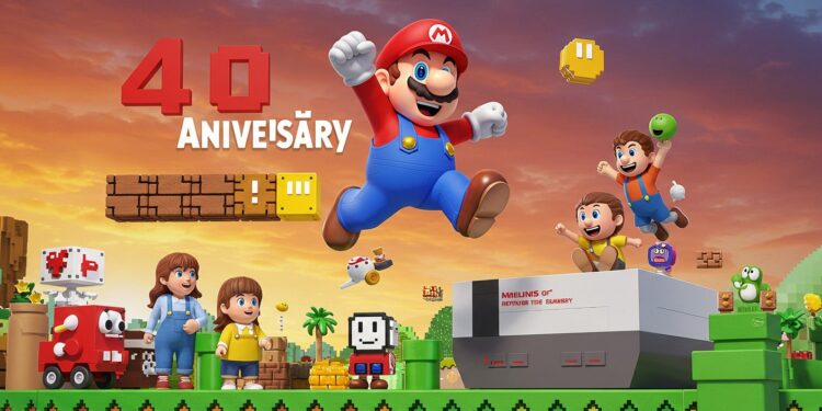 Découvrez comment Super Mario Bros icône intemporelle de Nintendo marque ses 40 ans en inspirant collectionneurs artistes``` et familles à travers le mondexml Une saga qui   Viral Mag