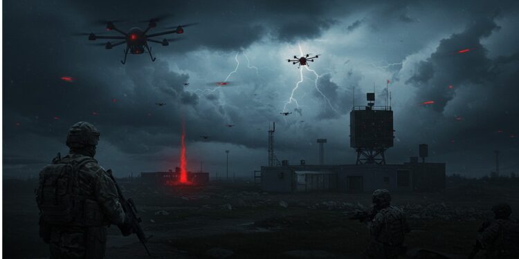 Survols de Drones au Danemark : Une Menace Russe ? - Viral Mag 27092025 Des drones mystérieux survolent la plus grande base militaire du Danemark La Russie est elle derrière ces intrusions Une enquête est en cours mais les tensions montent Viral Mag