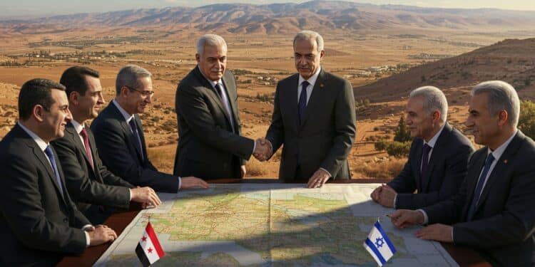 Syrie et Israël : Vers un Accord de Sécurité Historique - Viral Mag La Syrie négocie avec Israël un accord de sécurité pour un retour à la stabilité après loccupation du Golan Découvrez les enjeux et perspectives   Viral Mag