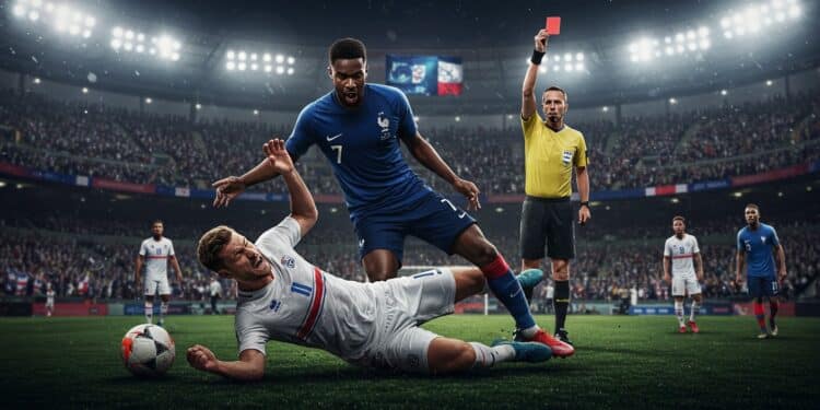 Tchouaméni Expulsé : Retour sur un Match Décisif - Viral Mag Lexpulsion dAurélien Tchouaméni lors de France Islande en qualifications pour la Coupe du monde 2026  analyse réactions et impact sur le match   Viral Mag