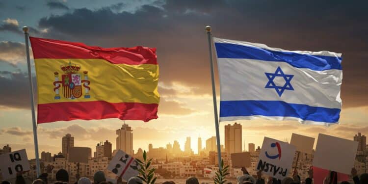 Tensions Diplomatiques Espagne Israël Antisémitisme Gaza - Viral Mag LEspagne rejette les accusations dantisémitisme dIsraël suite aux mesures contre le conflit à Gaza Analyse des tensions diplomatiques entre Madrid et Tel Aviv avec interdictions dentrée et embargos   Viral Mag