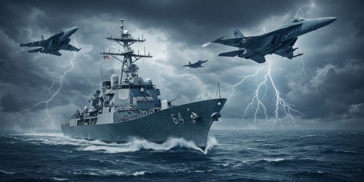 Tensions en Mer : Survol Provocateur au Venezuela - Viral Mag Survol dun navire américain par des avions vénézuéliens tensions et accusations de narcotrafic secouent les Caraïbes Découvrez les enjeux Viral Mag