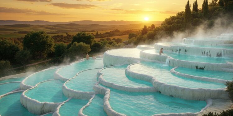 Thermes de Saturnia : Joyau Thermal de Toscane - Viral Mag 25092025 Envie de détente en Toscane Les thermes de Saturnia offrent des eaux chaudes naturelles et des paysages à couper le souffle Mais comment en profiter pleinement Viral Mag