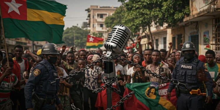 Togo : Répression des Voix Dissidentes, Aamron de Nouveau Arrêté - Viral Mag 19092025   Le rappeur Aamron arrêté à Lomé pour ses critiques contre le pouvoir Une ex ministre également visée La répression sintensifie au Togo Jusquoù ira le silence imposé    Viral Mag