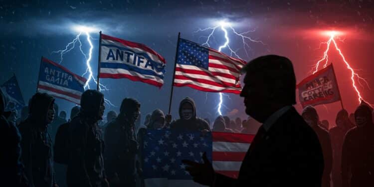 18092025   Dans un tweet choc Donald Trump qualifie Antifa dorganisation terroriste suite à lassassinat dun influenceur conservateur Il exige une enquête sur ses financeurs cachés Mais qui tire vraiment les ficelles derrière ce mouvement  La réponse pourrait bouleverser la politique américaine   Viral Mag