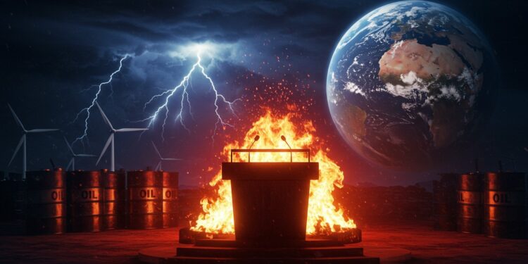 Trump Dénonce le Climat : Une Arnaque Historique ? - Viral Mag 24092025 Trump choque à lONU en qualifiant le changement climatique darnaque Soutien aux énergies fossiles et rejet des renouvelables quelles conséquences pour la planète Lisez pour découvrir Viral Mag