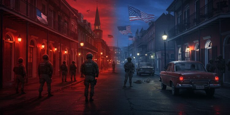 Trump Envisage des Troupes à La Nouvelle-Orléans - Viral Mag Trump hésite entre Chicago et La Nouvelle Orléans pour déployer des troupes contre la criminalité Quelles implications pour la Louisiane Lisez la suite Viral Mag