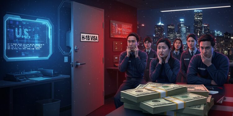 20092025   Trump impose 100 000 $ par an sur les visas H 1B cruciaux pour la tech Comment cette taxe va t elle bouleverser lindustrie et linnovation mondiale  Lisez pour découvrir   Viral Mag