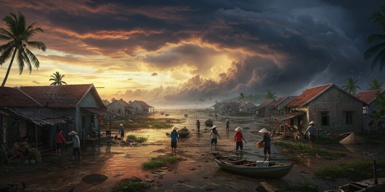 Typhon Bualoi : Drame et Dévastation au Vietnam - Viral Mag 29092025 Le typhon Bualoi sème la désolation au Vietnam 11 morts des milliers de maisons détruites Quelles sont les conséquences de cette catastrophe Lisez pour en savoir plus Viral Mag