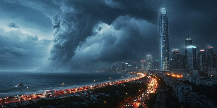 Typhon Ragasa : La Chine du Sud en Alerte Maximum - Viral Mag 23092025 Le typhon Ragasa sème lalerte dans le sud de la Chine paralysant Shenzhen et Guangdong Quels seront les impacts de cette tempête dévastatrice Cliquez pour le découvrir Viral Mag