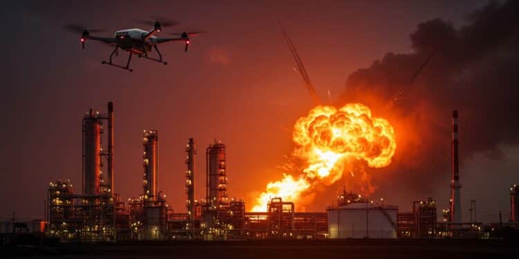 Ukraine Vise Raffinerie Russe : Impact Géopolitique - Viral Mag Une attaque ukrainienne sur une raffinerie russe secoue lindustrie pétrolière Découvrez les impacts sur le conflit et léconomie mondiale   Viral Mag