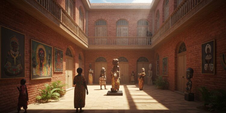 26092025   Un nouveau musée dart contemporain ouvre ses portes à Grand Bassam dans un bâtiment colonial rénové Quel impact aura t il sur la scène artistique africaine  Découvrez le   Viral Mag