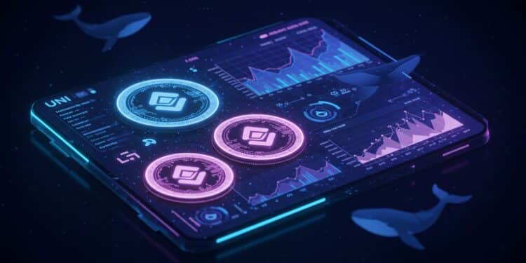 UNI Rebondit : Les Baleines Accumulent, Record Atteint - Viral Mag Le prix dUNI chute mais les baleines achètent massivement Le volume dUniswap atteint un record Rebond en vue Découvrez notre analyse Viral Mag