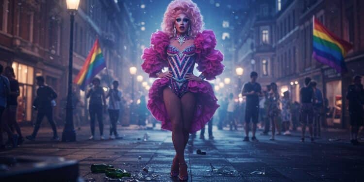 Agression à Poitiers  une drag queen blessée au visage par un jet de verre Un mineur interpellé Enquête en cours sur un possible acte LGBTphobe   Viral Mag