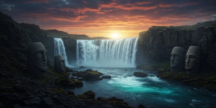 Visiter Godafoss : La Cascade des Dieux en Islande - Viral Mag Découvrez Godafoss la majestueuse cascade islandaise aux allures divines Guide complet pour y accéder la photographier et explorer ses environs en 2025 Incontournable du nord de lIslande    Viral Mag