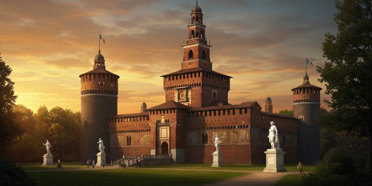 19092025   Plongez dans lhistoire du château des Sforza à Milan une forteresse abritant des trésors artistiques uniques Que voir combien ça coûte  Découvrez le   Viral Mag