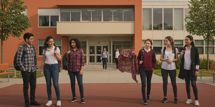 Voile et Neutralité : Polémique dans une École Normande - Viral Mag 20092025 Un règlement bannissant les couvre chefs dans une école dÉvreux crée la polémique Des étudiantes voilées quittent létablissement dénonçant une stigmatisation Que révèle ce conflit Viral Mag