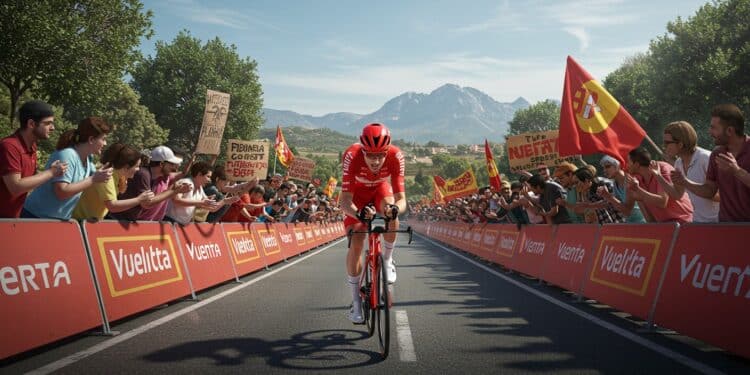 Vuelta 2025 : Ganna Triomphe, Tensions et Sécurité - Viral Mag Filippo Ganna domine la 18e étape de la Vuelta marquée par des tensions et un dispositif de sécurité renforcé Découvrez les détails dune course sous haute surveillance   Viral Mag