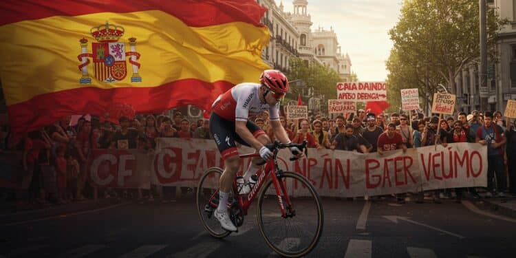 La Vuelta 2025 marquée par des manifestations propalestiniennes révèle les tensions en Espagne Découvrez comment sport et politique sentrelacent à Madrid   Viral Mag