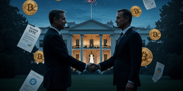 White House Cherche Nouveaux Candidats CFTC Amid Dispute - Viral Mag 19092025 La Maison Blanche hésite sur le choix du prochain président de la CFTC alors que les tensions entre un candidat et Gemini éclatent au grand jour Des messages privés révèlent des pressions inattendues Mais qui remplacera t il finalement Viral Mag