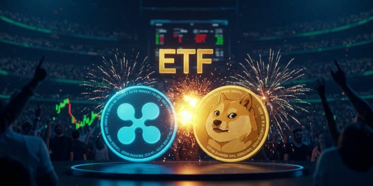 XRP et DOJE : ETFs qui Explosent avec 54M$ au Début - Viral Mag 19092025 Imaginez deux ETFs crypto qui pulvérisent les pronostics dès leur premier jour avec 54 millions de dollars échangés XRP et DOJE redéfinissent le jeu mais quest ce qui a propulsé ces lancements fulgurants et quels feux dartifice attendent ils ensuite Viral Mag