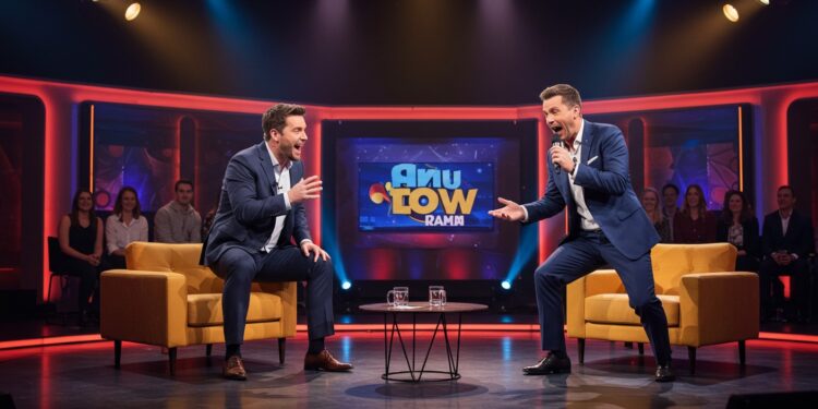 Yann Barthès : Clash Explosif avec Son Chroniqueur en Direct - Viral Mag Yann Barthès insulte son chroniqueur en direct sur TMC  Découvrez les détails du clash les piques humoristiques et les réactions Un moment télévisuel à ne pas manquer    Viral Mag