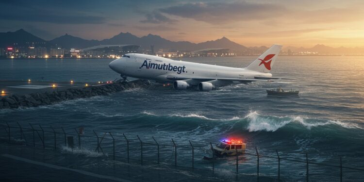 Accident Tragique Avion Cargo Hong Kong: Deux Morts - Viral Mag 20102025 Un avion cargo dérape à latterrissage à Hong Kong heurte un véhicule et plonge en mer tuant deux personnes Que sest il passé exactement et quelles seront les conséquences pour lun des aéroports les plus fréquentés au monde Viral Mag