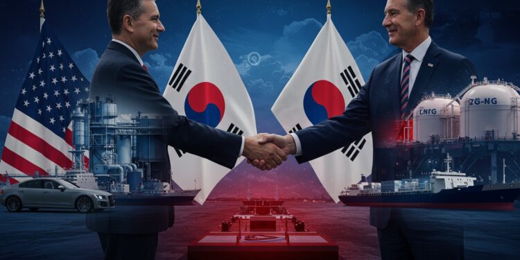 Accord Commercial USA-Corée Finalisé - Viral Mag Découvrez les détails de laccord USA Corée du Sud  réduction des droits de douane sur lauto à 15 350 milliards dinvestissements et achats massAnalysant la requête  La demande porte sur la génération dun article de blog en français basé sur un texte fourni concernant un accord commercial entre les États Unis et la Corée du Sud ifs de GNL Impacts économiques majeurs   Viral Mag