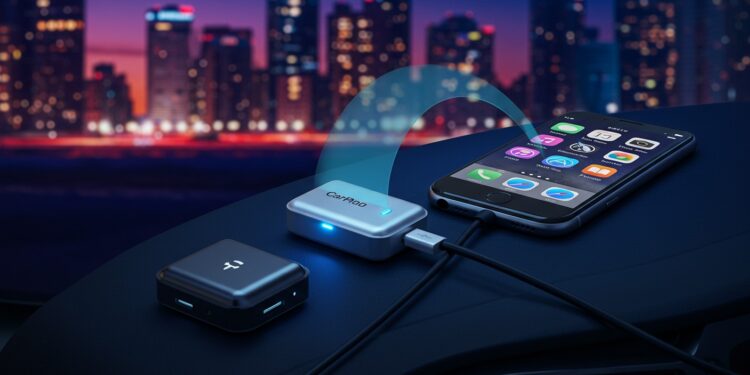 Adaptateur CarPlay Sans Fil : Révolutionnez Vos Trajets - Viral Mag 03102025 Un petit gadget à 3299 € qui transforme vos trajets en voiture Découvrez comment cet adaptateur CarPlay sans fil simplifie votre quotidien mais quel est son secret Viral Mag