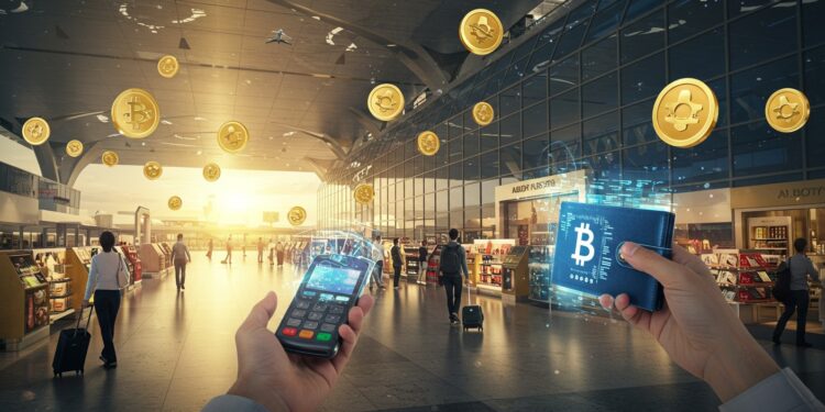 10102025   Imaginez payer un café à laéroport avec des stablecoins sans tracas de devises Abu Dhabi lance un pilote révolutionnaire au Zayed International Airport Mais comment cela transformera t il vraiment le voyage Cliquez pour plonger dans cette innovation qui redéfinit les cieux   Viral Mag