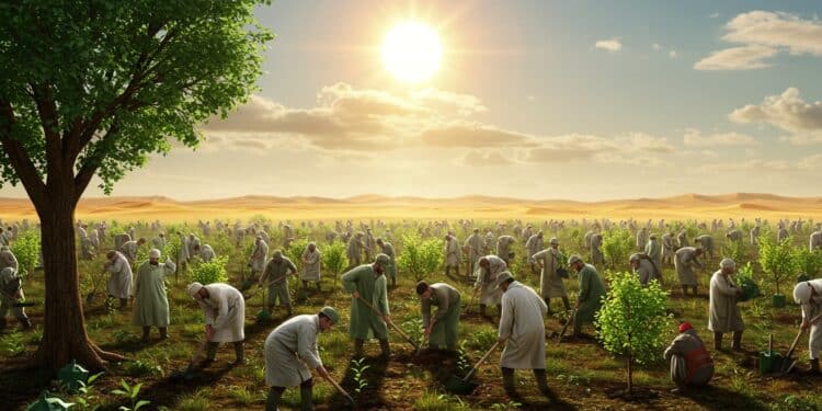 Algérie : Un Million d’Arbres Plantés en 24 Heures - Viral Mag Des milliers dAlgériens plantent un million darbres en 24h pour reboiser et lutter contre le désert Découvrez cette initiative verte    Viral Mag