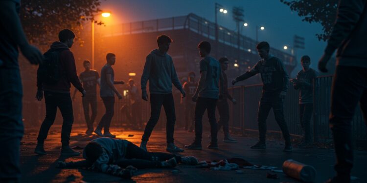 12102025   Un adolescent de 16 ans poignardé à Angers près dun match de foot Que sest il passé entre ces groupes rivaux  Une enquête pour tentative de meurtre est en cours   Viral Mag