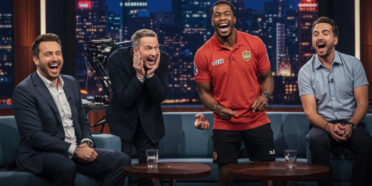 07102025   Anne Elisabeth Lemoine et son équipe se font surprendre par une blague dun invité dans C à vous Un moment hilarant qui a secoué le plateau  Que sest il passé    Viral Mag