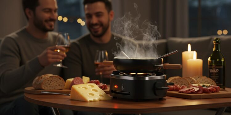 Appareil Raclette Compact : Soirée Fromage À Deux Pas Cher - Viral Mag Découvrez cet appareil à raclette et fondue ultra compact à moins de 30€ Idéal pour couples extensible à 6 facile à nettoyer Parfait pour soirées cosy hivernales conviviales   Viral Mag