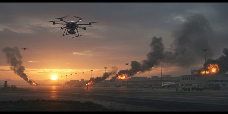 Attaque de Drone à Khartoum : Aéroport Menacé - Viral Mag 21102025 Des drones frappent Khartoum à la veille de la réouverture de son aéroport Le conflit au Soudan sintensifie quelles seront les prochaines cibles Lisez pour en savoir plus Viral Mag