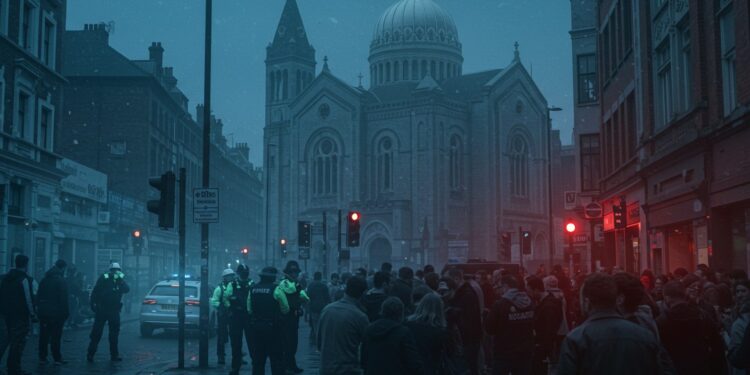 04102025   Une attaque meurtrière devant une synagogue à Manchester secoue le Royaume Uni Six suspects interrogés des manifestations prévues  que se passe t il    Viral Mag