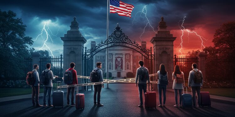 Baisse Choc des Visas Étudiants aux USA : Crise Mondiale ? - Viral Mag 07102025 Imaginez des milliers détudiants indiens et chinois bloqués à leurs frontières rêvant duniversités américaines En août les visas étudiants aux USA ont chuté de 19 signe dune politique plus stricte Mais quest ce que cela cache vraiment pour lavenir de léducation mondiale Viral Mag